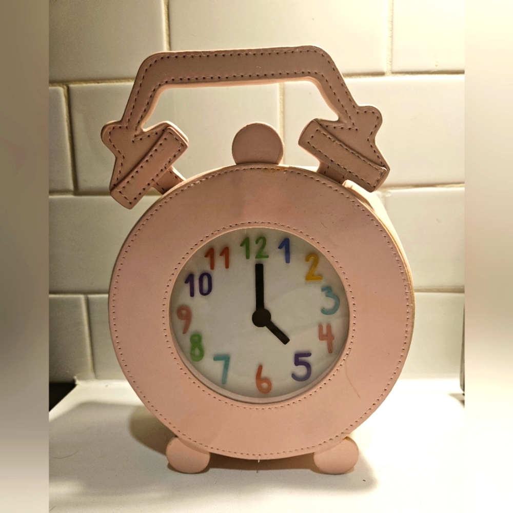 Pink Zara Clock Bag